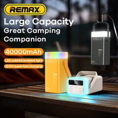 REMAX RPP-596 40000 мАч, желтый цена и информация | Зарядные устройства Power bank | kaup24.ee