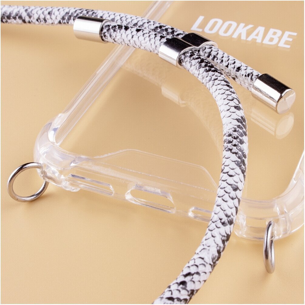 Lookabe Necklace Snake Edition, telefonile iPhone X/Xs, silver snake (loo018) цена и информация | Telefoni kaaned, ümbrised | kaup24.ee