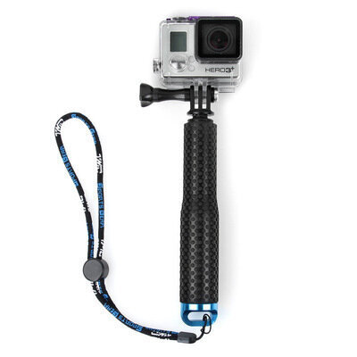 Gopro selfie stick kolmesuunaline alumiiniumsulamist 19-tolline selfie stick spordikaamera sukeldumispulga värv sinine hind ja info | Mobiiltelefonide lisatarvikud | kaup24.ee