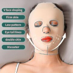 Tcgg-korduvkasutatav 3D hingav kortsudevastane Sleeping Salendav Kaunitar Full Face Lift V mask цена и информация | Для ухода за зубами | kaup24.ee