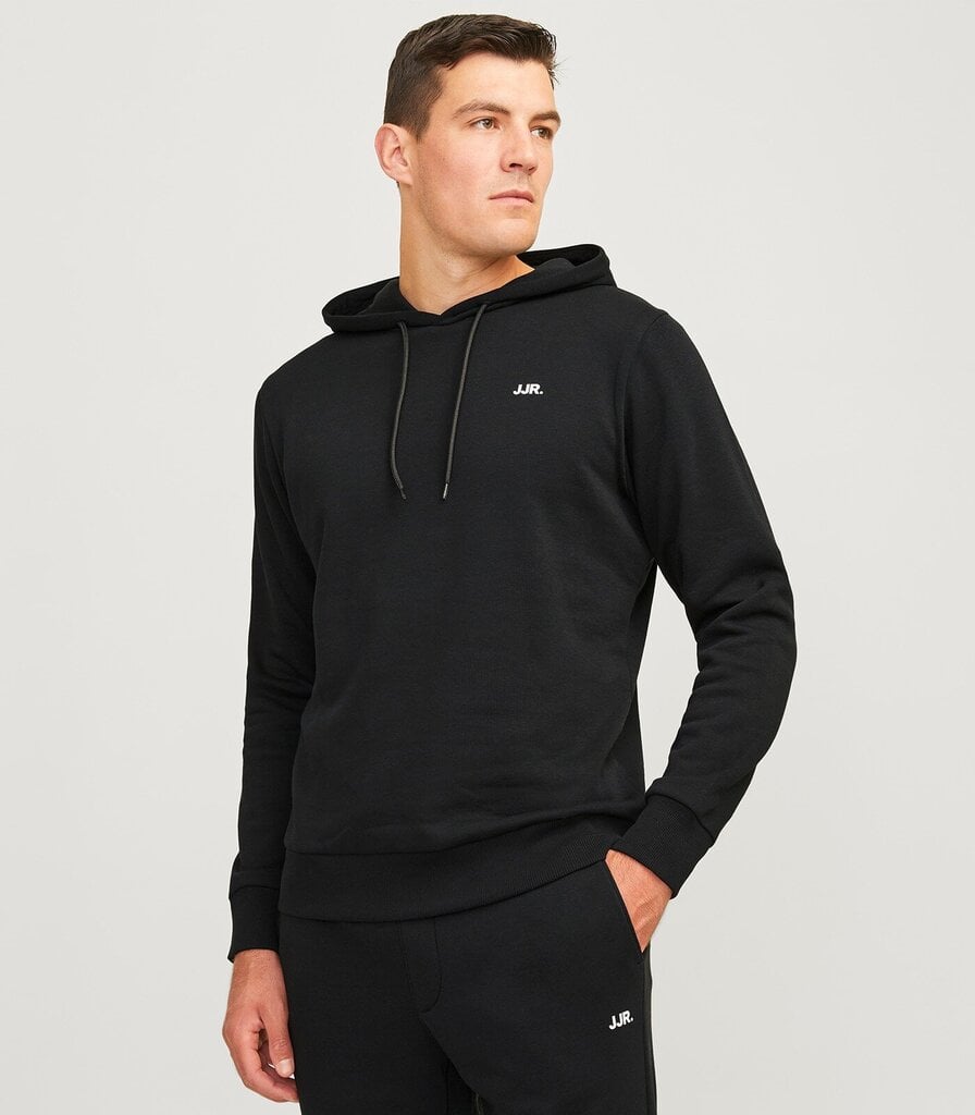 Jack & Jones meeste dressipluus 12263852*02, must 5715610074321 цена и информация | Meeste särgid ja triiksärgid | kaup24.ee