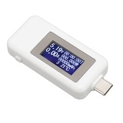 KWS 1802C C-tüüpi pingevoolu võimsusmõõtur 0-5,1A 4-30V 0-155W 0 kuni 99 tundi USB C digitaalne multimeeter laboritele hind ja info | Muusikakeskused | kaup24.ee