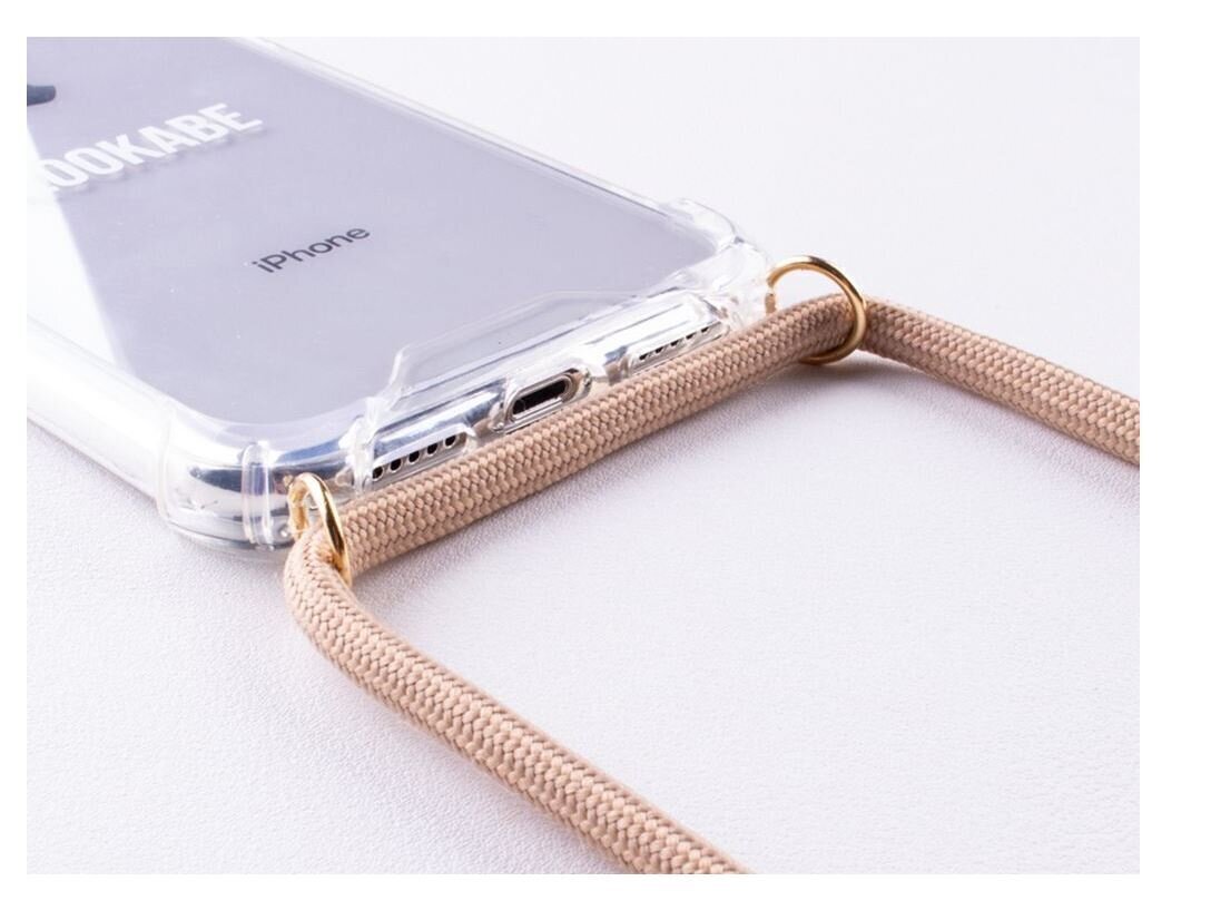 Lookabe Necklace, läbipaistev iPhone XS, gold nude (loo008) hind ja info | Telefoni kaaned, ümbrised | kaup24.ee