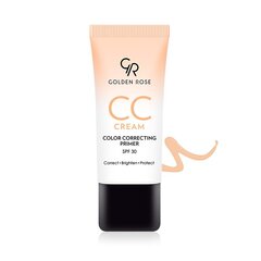 Värvi korrigeeriv näokreem Golden Rose CC Cream SPF30 30 ml цена и информация | Кремы для лица | kaup24.ee