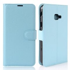 Кожаный чехол-подставка Litchi Skin Wallet для Samsung Galaxy Xcover 4s/Xcover 4 G390FStyle G Samsung Galaxy Xcover светло-голубой цена и информация | Чехлы для телефонов | kaup24.ee