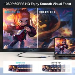 Acasis 4K 30 Гц Hdmi Hd Usb-A/C Переключатель Видеокарты Захвата 1080P 60Fps цена и информация | Адаптеры и USB-hub | kaup24.ee