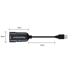 Lcckaa 4K Hdmi-Ühilduv Videohõivekaart Usb 3.0 Videomängude Haarats Ps4 Videokaamera Lülitiga Otseülekande Kaamera Jaoks hind ja info | USB jagajad, adapterid | kaup24.ee