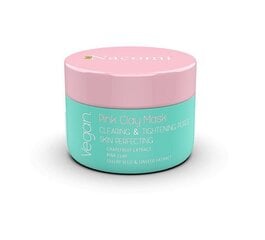 Маска для лица Nacomi Vegan Pink Clay Mask 50 мл цена и информация | Маски для лица, патчи для глаз | kaup24.ee