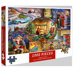 Mindbogglers Santa Expressi jõulupusle, 1000 tk, J цена и информация | Пазлы | kaup24.ee