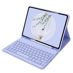 iPad Air Case 2022 2020 10,9-tolline 5. 4. põlvkond, pliiatsihoidjaga Bluetooth-klaviatuur, Hispaania klaviatuuri kaas Hispaania roheline võtmeümbris hind ja info | Tahvelarvuti kaaned ja kotid | kaup24.ee