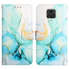 Xiaomi Redmi Note 9 Pro/ Max Case Premium nahast marmormustriga magnetklambriga kaardipesa kate hind ja info | Telefoni kaaned, ümbrised | kaup24.ee