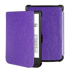 (Pocketbook Lux5purple) Nutikas ümbris Pocketbook 606 628 633 Ereaderi pehme TPU kate jaoks Pocketbook Touch LUX 5 automaatse unerežiimi ja äratuse Funda Capa jaoks цена и информация | Аксессуары для планшетов, электронных книг | kaup24.ee