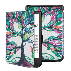 (Pocketbook 616Love Tree) Nutikas ümbris Pocketbook 606 628 633 Ereaderi pehme TPU kate jaoks Pocketbook Touch LUX 5 automaatse unerežiimi ja äratuse Funda Capa jaoks hind ja info | Tahvelarvuti lisatarvikud | kaup24.ee