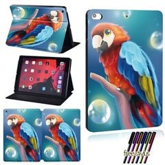 (iPad Pro (2018) 1st2.parrot) Tahvelarvuti ümbris Apple'i IPadile 5. põlvkond/7. põlv./8. põlv./Air 2/3/IPad 2/3/4/iPad Pro/1. Gen/2. Gen/IPad Mini 1/2 /3/4/5 Cover+ Pen Arvutikaaned ja -katted цена и информация | Аксессуары для планшетов, электронных книг | kaup24.ee