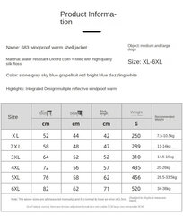 5Xl Hallid Lemmikloomariided Sügis- Ja Talvetalvised Koerakarbikuga Helkurid, Soojad Lemmikloomatarbed hind ja info | Riided koertele | kaup24.ee