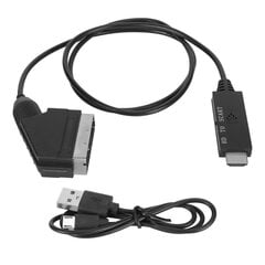 HD multimeediumiliidese SCART-kaabli tugi PAL NTSC HD-scart-konverteri adapteri kaabel teleri jaoks VHS VCR DVD hind ja info | Muusikakeskused | kaup24.ee