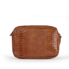 Snake Scale Texture Nahast Crossbody kott 2 tõmblukku punane hind ja info | Arvutikotid | kaup24.ee