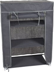 Riidest kapp Storage Solutions, 60x30x80 cm, hall hind ja info | Jalatsikapid, jalatsiriiulid | kaup24.ee