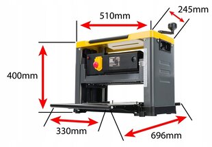 Höövelmasin Powermat PM-SG-2000T, 2000W цена и информация | Столярные станки | kaup24.ee