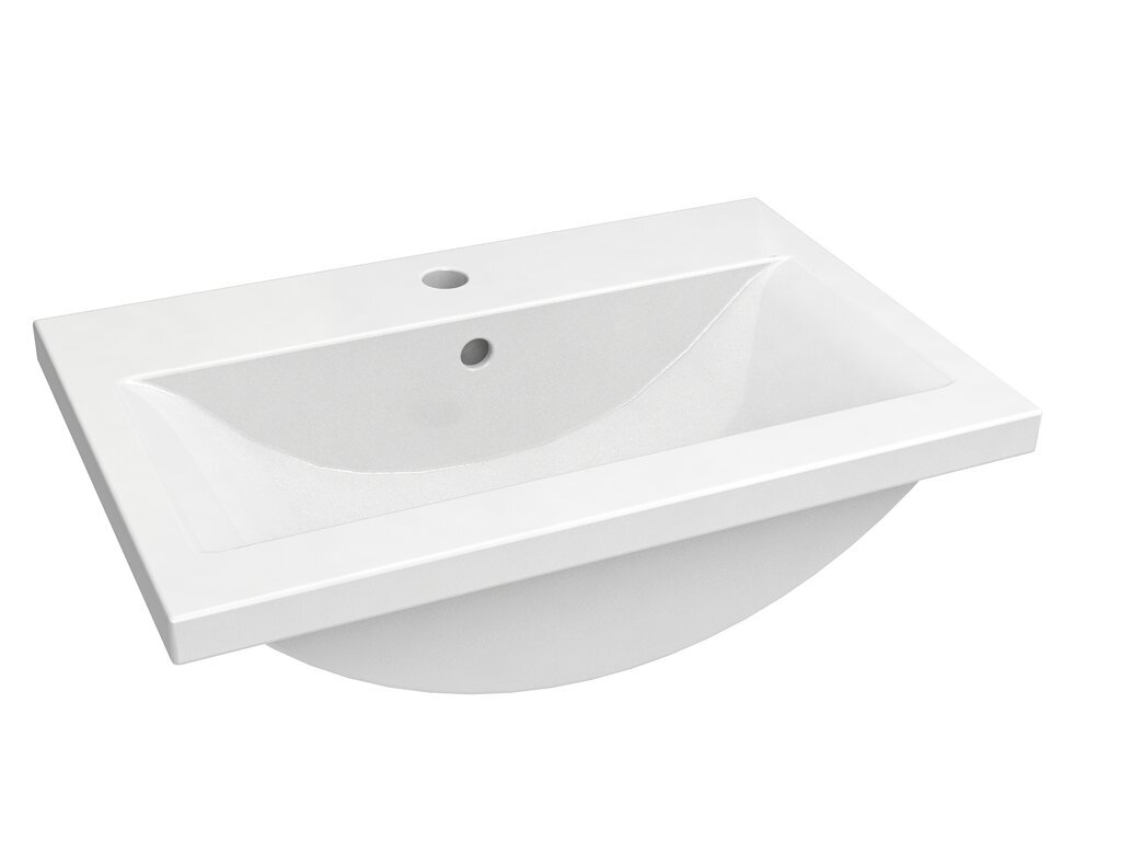 Alumine vannitoakapp RB Bathroom Scandic valamuga 61 cm, hall цена и информация | Vannitoakapid | kaup24.ee