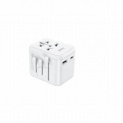 REMAX 12W Travel Charger - адаптер RP-U23, USB, Type-C, (вилки всех стран) цена и информация | Зарядные устройства для телефонов | kaup24.ee