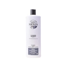 Очищающий шампунь для объема волос Nioxin System 2 1000 мл цена и информация | Шампуни | kaup24.ee