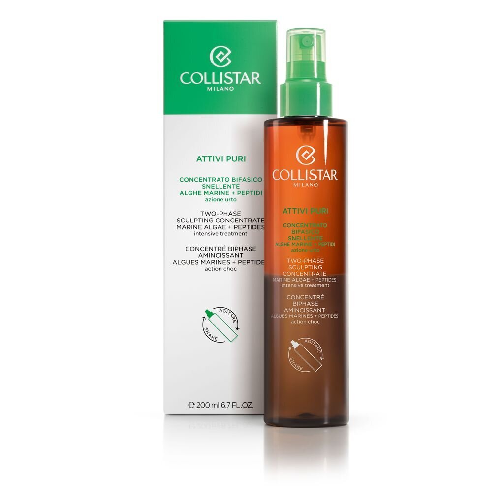 Intensiivselt pinguldav kontsentraat kehale Collistar Two-Phase Sculpting Concentrate 200 ml hind ja info | Tselluliidivastane hooldus | kaup24.ee