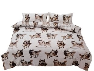 Voodipesukomplekt huskyga, 160x200, 3 osaline hind ja info | Voodipesu | kaup24.ee