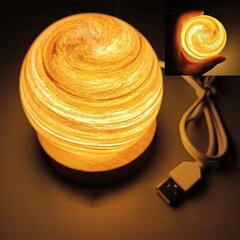 3D Kuu klaasist lamp, USB-toitega Planet Mini öövalgusti puidust alusega, dekoratiivne meeleolu laualamp lastele Tüdrukutele Poistele Sõpradele Sünnipäeva jõulukingid hind ja info | Laualambid | kaup24.ee