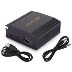 VGaAudio в HDMI 1080P Портативный аудиоконвертер Конвертер Адаптер Оборудование цена и информация | Музыкальные центры | kaup24.ee