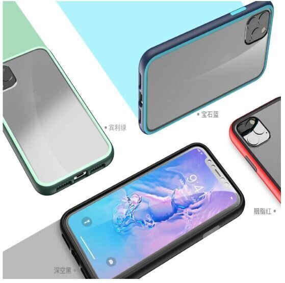 Comma Joy elegant anti-shock case, telefonile iPhone 11 Pro Max, roheline hind ja info | Telefoni kaaned, ümbrised | kaup24.ee