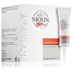 Защитная сыворотка для кожи головы Nioxin 3D Expert Scalp Protect 6 x 8 мл цена и информация | Маски, масла, сыворотки | kaup24.ee