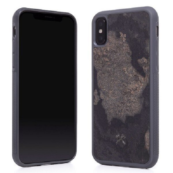 Woodcessories Stone Collection EcoCase sobib iPhone X, hall hind ja info | Telefoni kaaned, ümbrised | kaup24.ee