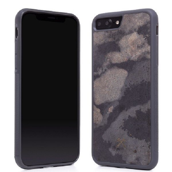 Woodcessories Stone Collection EcoCase, sobib iPhone 7/8+, hall цена и информация | Telefoni kaaned, ümbrised | kaup24.ee