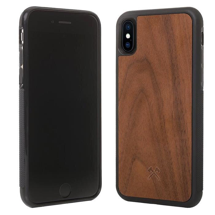 Woodcessories EcoCase Shockproof series, telefonile iPhone Xs Max, walnut (eco280) цена и информация | Telefoni kaaned, ümbrised | kaup24.ee