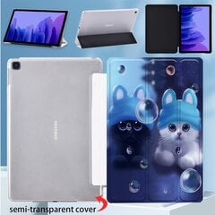 (Tab A8 10,5 x20014.twin cats)Kohv Samsung Galaxy Tab A7 10,4" 2020 SM-T500 SM-T505 tahvelarvuti kaas jaoks Samsung Galaxy Tab A 10,1" 2019 T510 T515 arvutikaaned ja -katted цена и информация | Аксессуары для планшетов, электронных книг | kaup24.ee