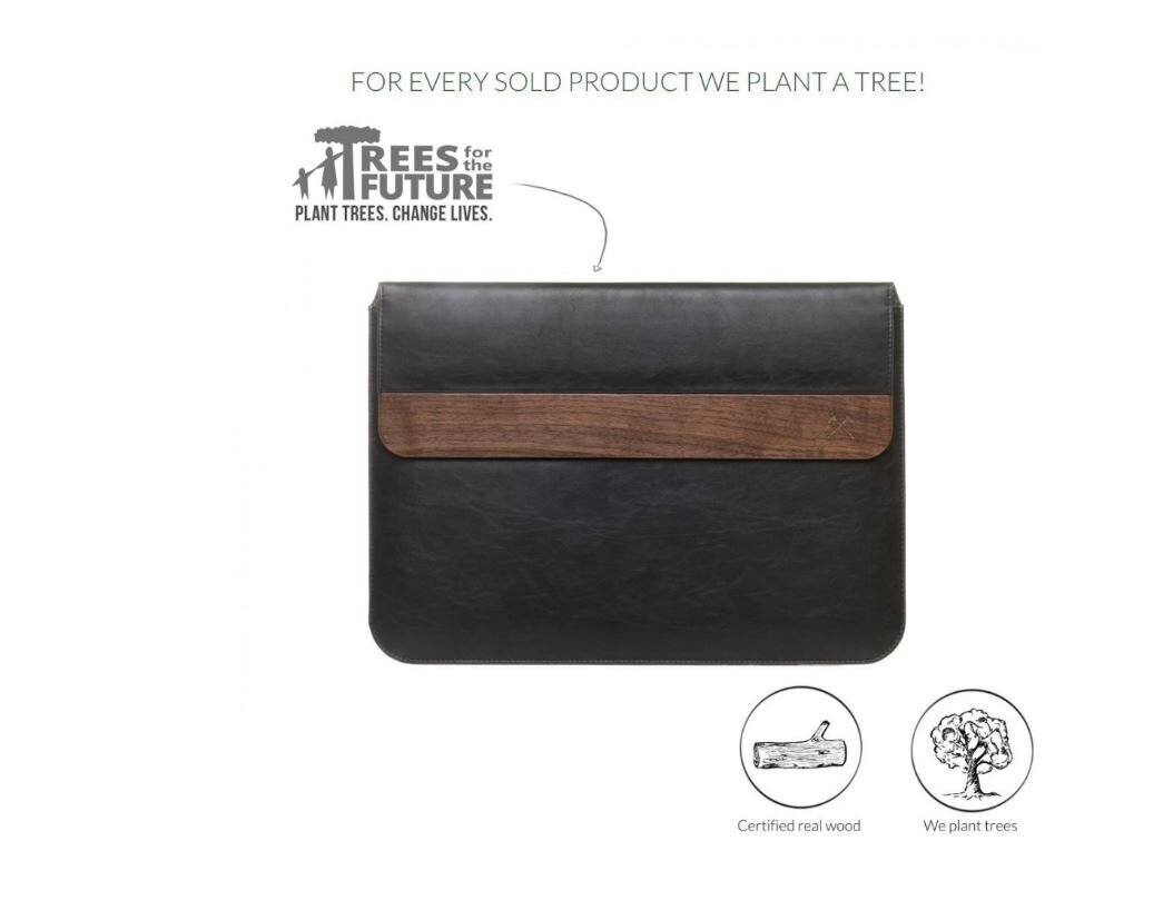 Kaaned Woodcessories Notebook Sleeve EcoPouch 11/12/13" hind ja info | Sülearvutikotid | kaup24.ee