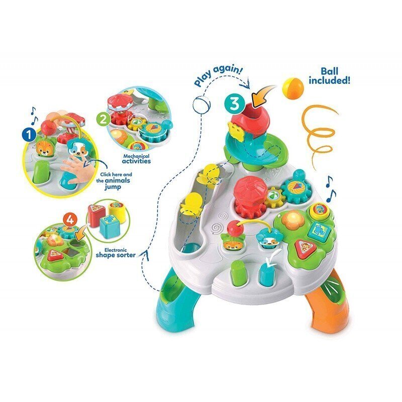 Muusikaline laud Clementoni Baby Park Activity Table hind ja info | Imikute mänguasjad | kaup24.ee