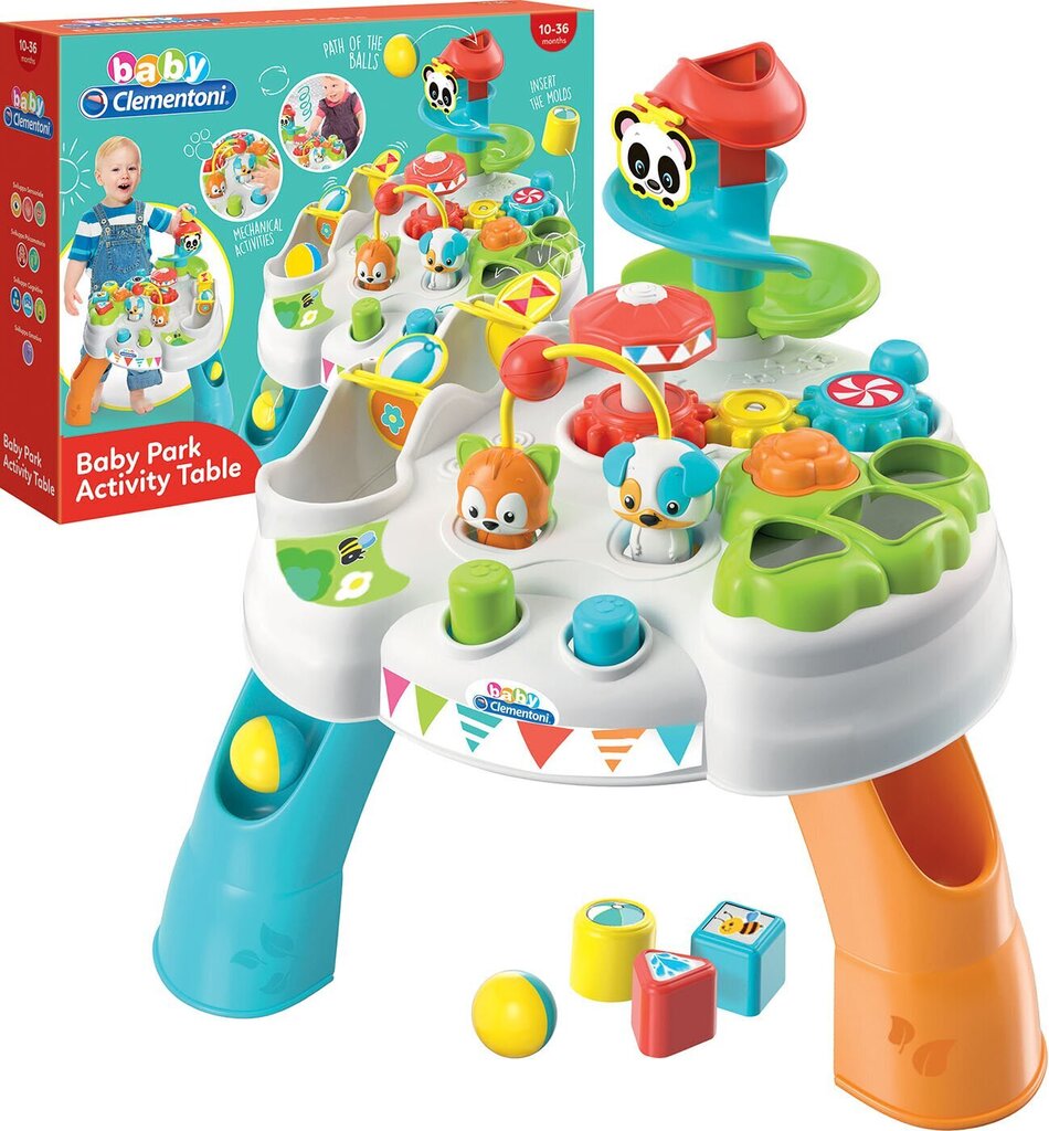 Muusikaline laud Clementoni Baby Park Activity Table цена и информация | Imikute mänguasjad | kaup24.ee