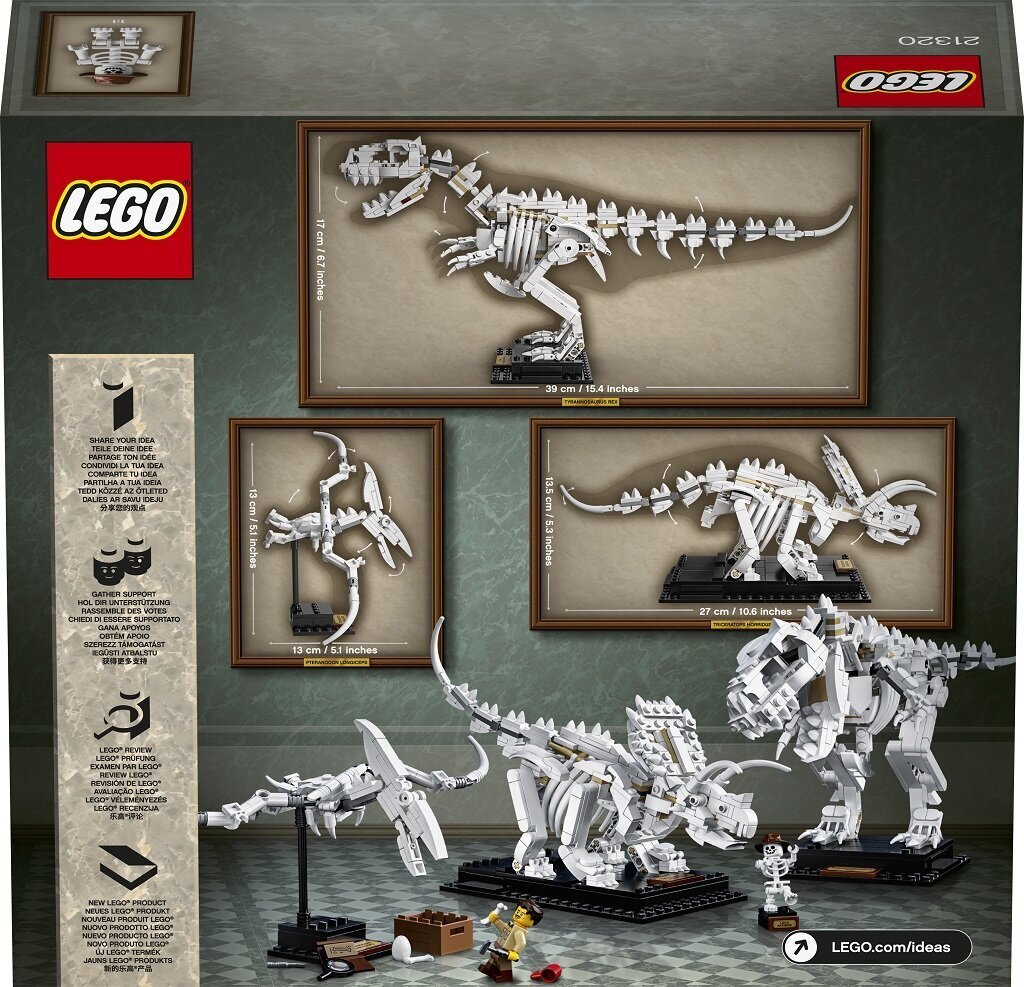 21320 LEGO® Ideas Dinosauruse fossiilid hind ja info | Klotsid ja konstruktorid | kaup24.ee