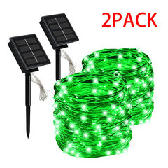 (30M 300LED2PC roheline)7m Solar Led Light Outdoor Festoon Led Lamp Päikeseenergia Aiavalgustid Õues Veekindlad Fairy Garland String Jõulutuled цена и информация | Гирлянды | kaup24.ee