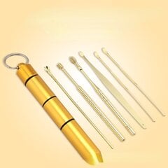 -3Ear Cleaner Earpick Pulgad Kõrvavaha eemaldaja Curette Ear Pick Cleaning Kõrvapuhastus Lusikas Kaasaskantav kõrvapuhastustööriist Kõrvavaha eemaldamise komplektid цена и информация | Массажеры | kaup24.ee