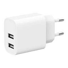 Lādētājs Gembird Universal 2 x USB Charger White цена и информация | Зарядные устройства для телефонов | kaup24.ee