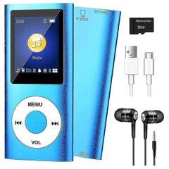 Mp3-mängija Bluetooth 5.0, sinine hind ja info | MP3-mängijad, MP4-mängijad | kaup24.ee