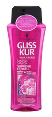 Шампунь Schwarzkopf GLISS KUR Supreme Length 250 ml цена и информация | Шампуни | kaup24.ee