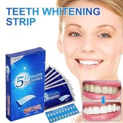 7 paari/karp 5D geelist hambavalgendusribasid White Tooth Dental Tool Kit suuhügieeni hooldusriba kunsthammaste spoonidele Hambaarst hind ja info | Suuhügieen | kaup24.ee