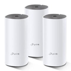 Wireless Router|TP-LINK|Wireless Router|3-pack|1167 Mbps|Mesh|IEEE 802.11ac|LAN \ WAN ports 2|Number of antennas 2|DECOE4(3-PACK цена и информация | Маршрутизаторы (роутеры) | kaup24.ee