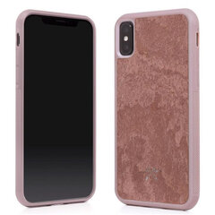 Woodcessories Stone Collection EcoCase telefonile iPhone Xs Max, punane цена и информация | Чехлы для телефонов | kaup24.ee