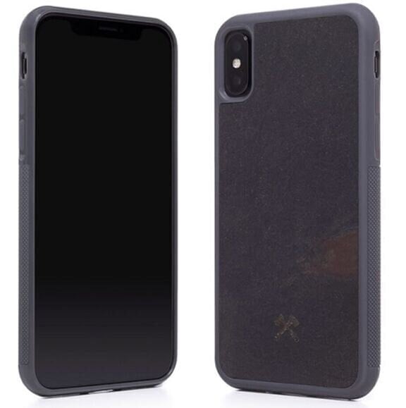 Woodcessories Stone Collection EcoCase, telefonile iPhone Xs Max, volcano black (sto056) hind ja info | Telefoni kaaned, ümbrised | kaup24.ee