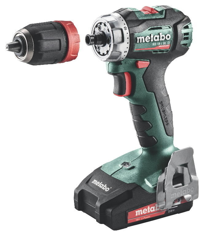 Akukruvikeeraja/trell BS 18 L BL 2.0Ah, Metabo hind ja info | Akutrellid, kruvikeerajad | kaup24.ee